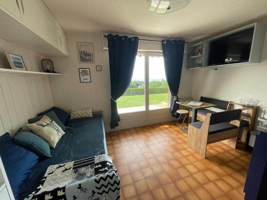 Studio Myrtilles Du Leman Vue Sur Lac Et Montagne 톨롱 외부 사진